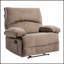 Fauteuil inclinable manuel surdimensionné avec massage chauffant pour un confort et une détente ultimes dans le salon-1241840626