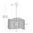 Nimes Drum Pendant