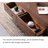 Rectangular solid wood coffee table