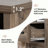 Kadric 17.7'' W Farmhouse Nightstand With Built-in Outlets, 2 Drawers and Open Shelf-393764291