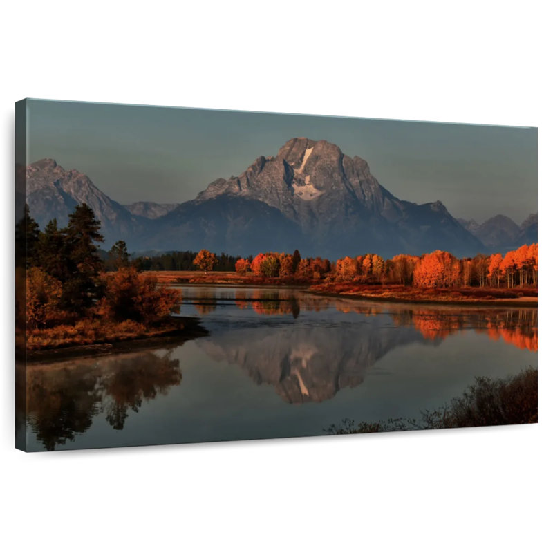 Alvord Grand Teton Sunset Kissed Autumn, H 16 po x l 24 po