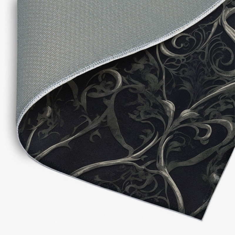 Tapis intérieur et extérieur Lunar Ivy, Rectangle 5 pi x 7 pi