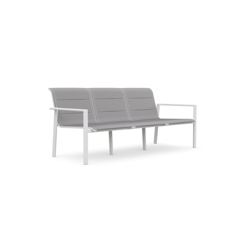 Amalfi 3 Seat Sofa White, White
