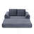 2-In-1 Folding Convertible Sofa Bed, Modern Corduroy Sleeper Couch With 2*Pillows, Futon Modular Upholstered Boneless Loveseat With Pull-Out Bed,Folding Floor Modular Couch For Living Room-43553641-43553646