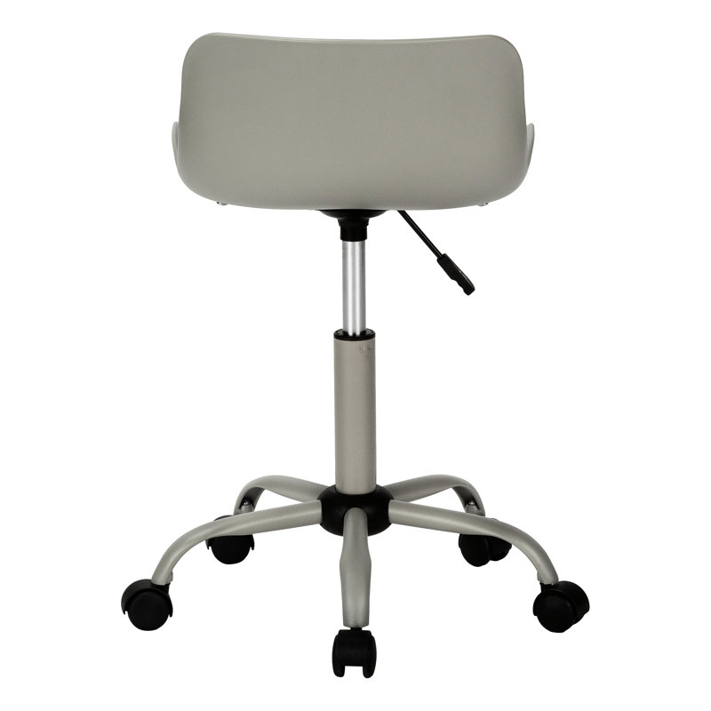 Fauteuil de travail ergonomique en cuir gris S