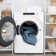 Brenly Blue Machine Washable Non-skid Rug
