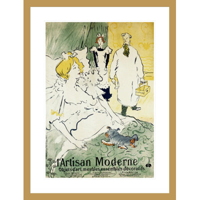 «The Modern Artisan» par Henri de Toulouse-Lautrec, impression giclée sur cadre
