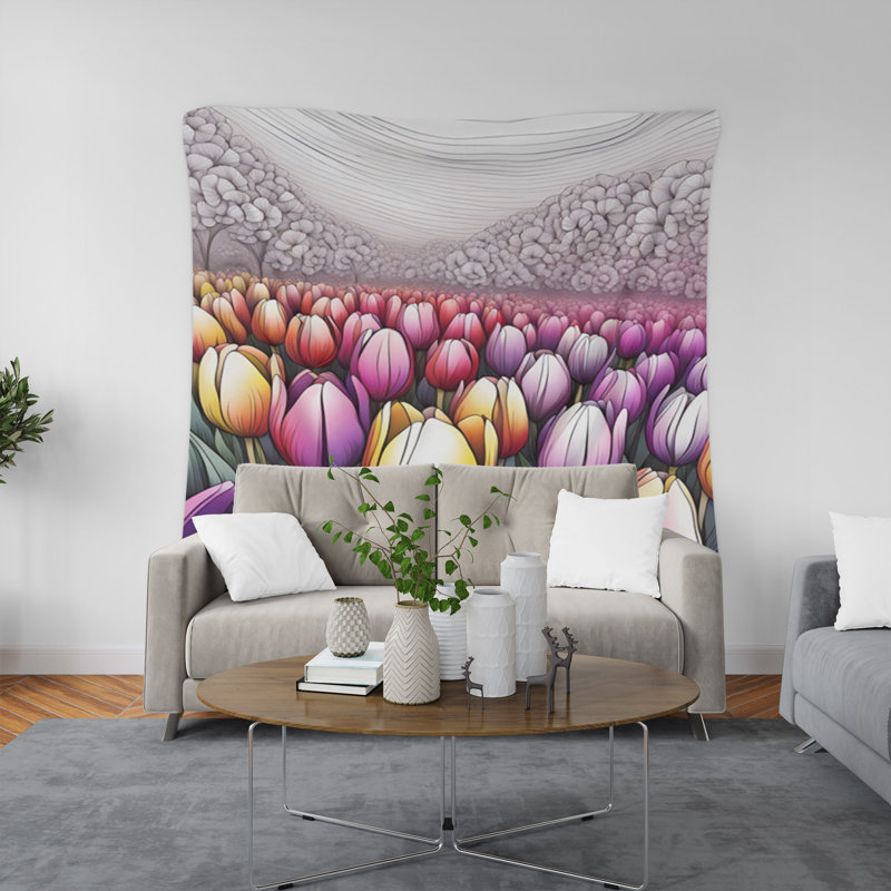 Wall Tapestry, H 60 po x l 51 po x P 0,5 po