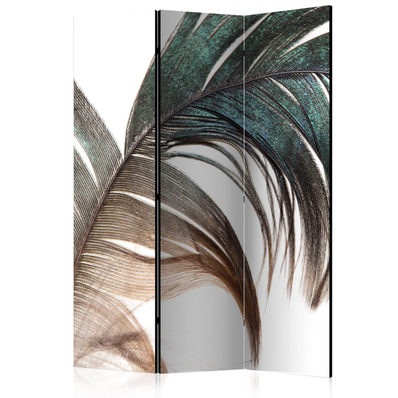 Merlene Solid Wood Folding Room Divider, 3