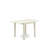 5 Piece Dining Room Table Set Includes a Rectangle Kitchen Table with Dropleaf and 4 Linen Fabric Upholstered Dining Chairs, 30x48 Inch, Linen White-38912607-38912593-38912596