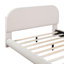Lit plateforme en tissu d'ameublement Teddy-1108750349