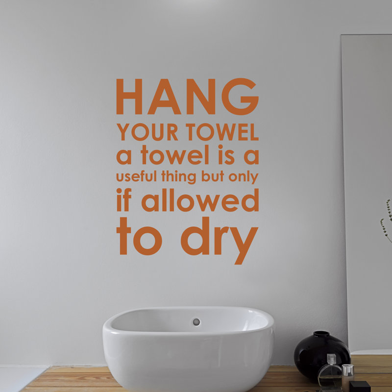Wall Decal, Orange