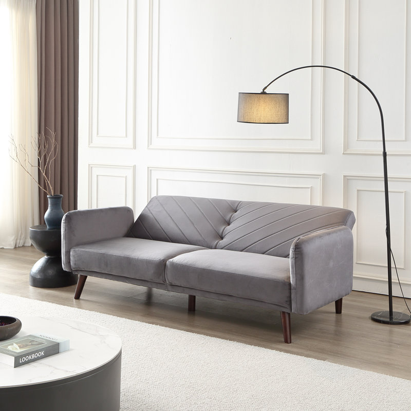 Siglinde 3 Seater Velvet Sofa Bed