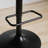 Walnut Bentwood Bar Stool Mid Century Modern Adjustable Counter Height Black Leather Upholstered 360°Swivel Bar Chairs for Kitchen Island/Dining Room/Cafe-1194739625