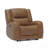 Brown Transitional Manual Recliner - Contour Arms, Wide Seat, High Density Foam
