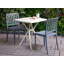 Howey 2 - Person Patio Dining Set with Square Table , Cushions Included-1392289841