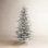 Slim Pre-Lit Flocked Fir Christmas Tree