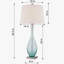 Ensemble de 2 lampes de table en verre 30 pouces Coastal Aqua