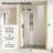 48" W x 72" H Framed Pivot Shower Door with 5/16" Tempered Glass