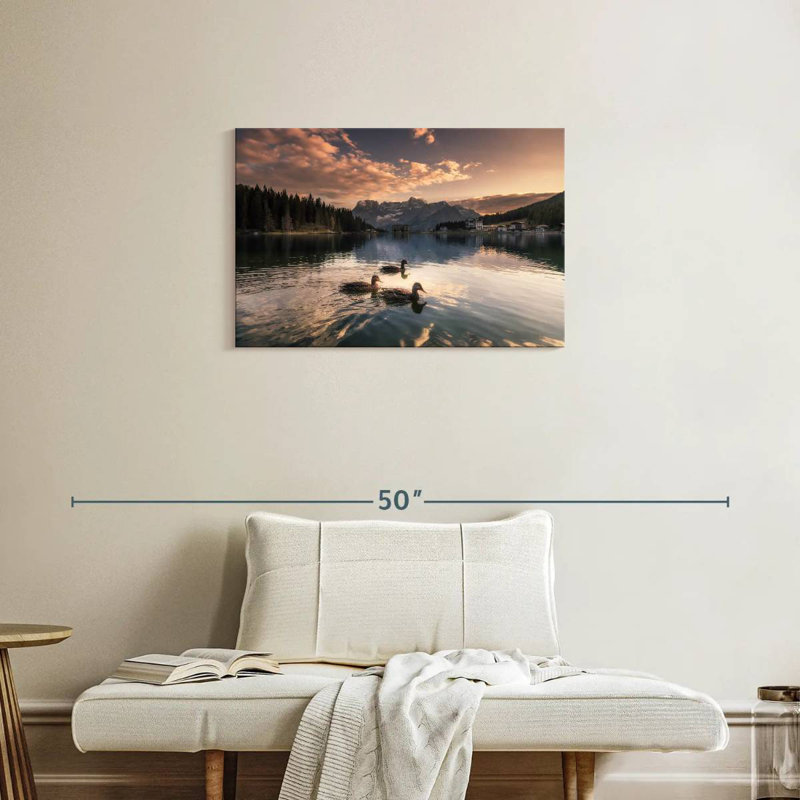 Alvord Lake Misurina Ducks, 20" H x 30" W