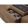 Harrison 80'' Leather Triple Power Reclining Console Loveseat