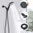 Handheld Shower In Matte Black With 7 Spray Functions And Easy Setup Patterns Feature