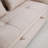 55.5" Wide Modern Linen Upholstered Soft Sofa Bed With Accent Pillow-1154223773