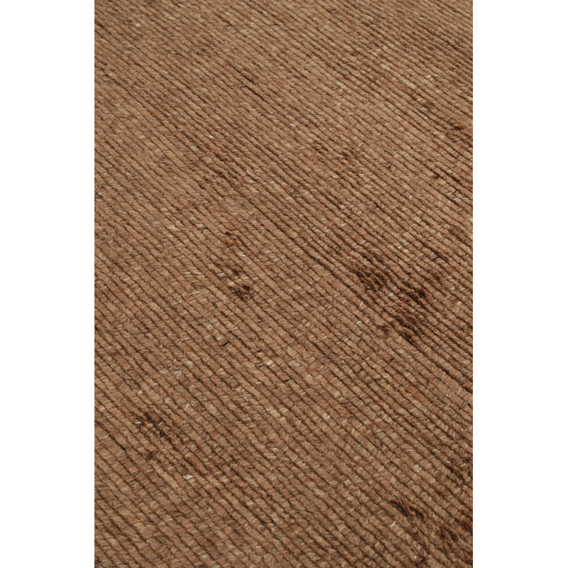 The Rug Company Ridge Area Rug, Rust, Rectangle 8' x 10'
