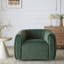 Fauteuil demi-tonneau pivotant rembourré Maravilla-1452498389