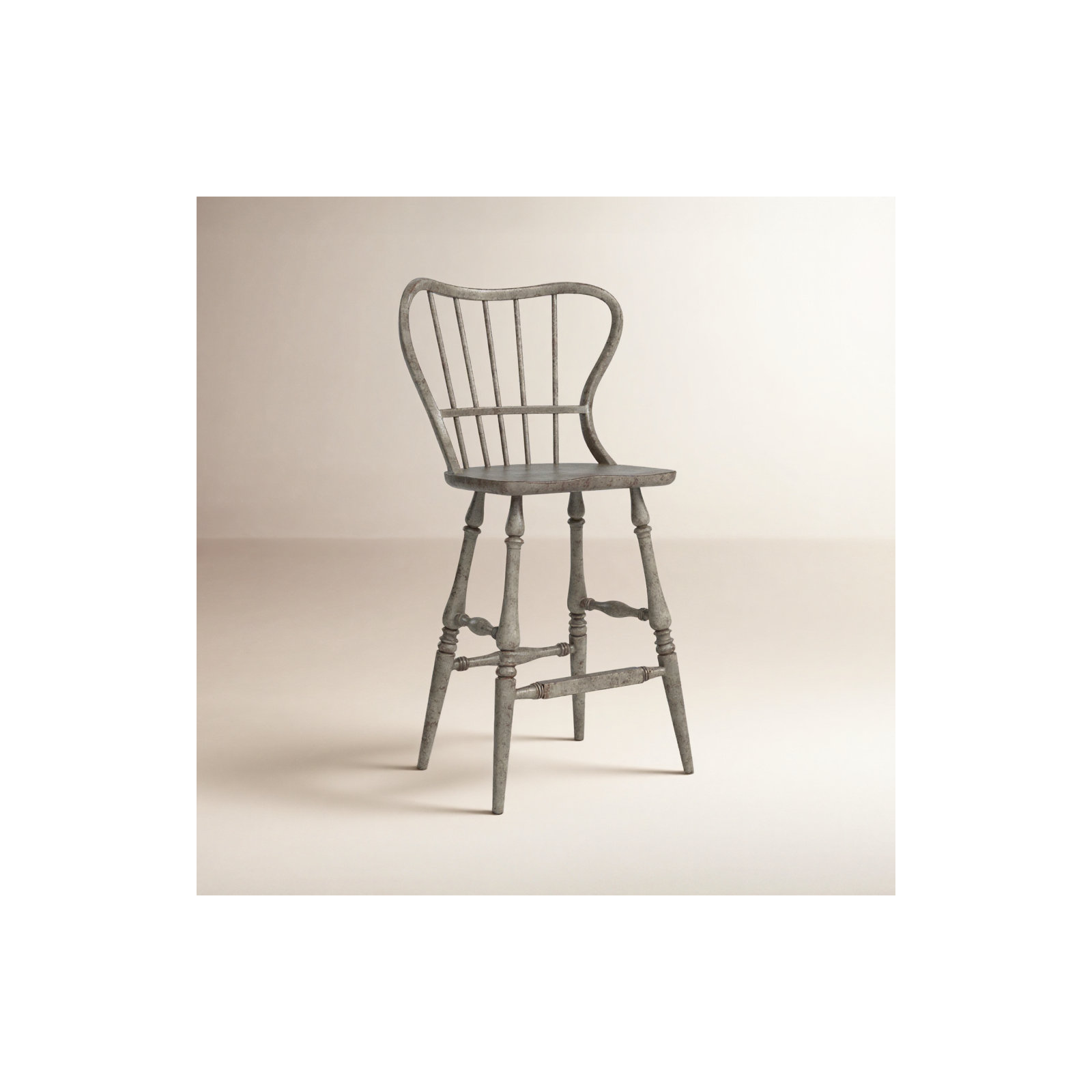Chamberlain Stool, Speckled Gray, Counter Stool (29.75" Seat Height)