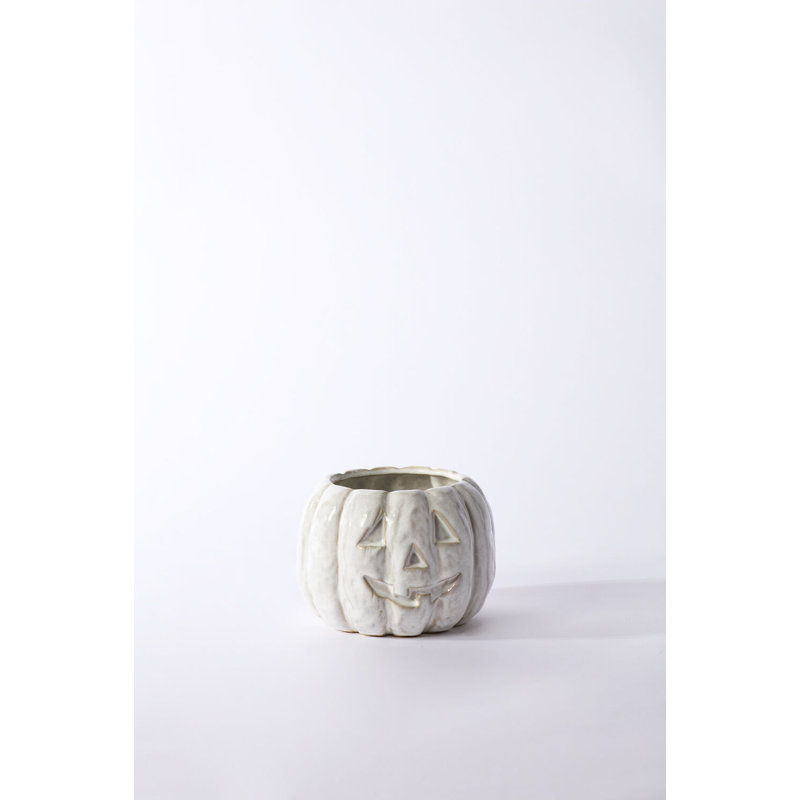 Glazed Pumpkin Pot 6.5"x 4.75"