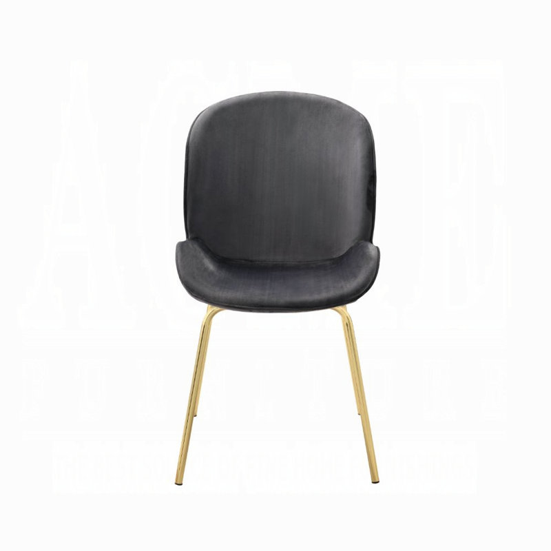 Chaise d'appoint Chuchip (lot de 2), Gris