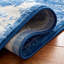Tapis bleu marine / gris Arvillia-997991843