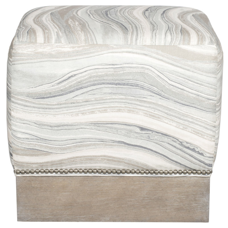 Mulligan By Michael Weiss Square Ottoman, Worthy Snow, Casa Blanca, Yes