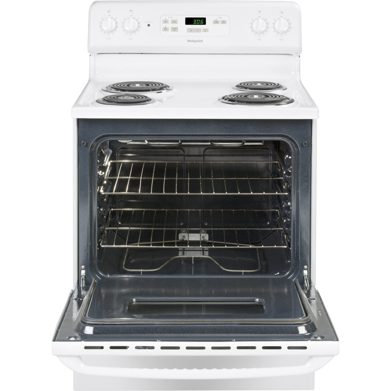 Hotpoint 30" 5 cu. ft. Freestanding Electric Range, White