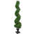 4.5' Pre-Lit Artificial Cedar Spiral Topiary Tree in Urn Style Pot Clear Lights