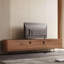 Long Walnut TV Stand Cabinet for 70 Inch TVs, Mid-Century Modern Media wall unit with Storage, Large Wooden Entertainment Centre for Living Room-407516013