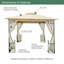 Alberica 3m x 3m Metal Patio Gazebo