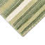 Tapis rayé vert / blanc en laine tissé à la main Alexes-1860539981