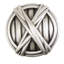 BERKLEY KNOB; MATTE SILVER FINISH