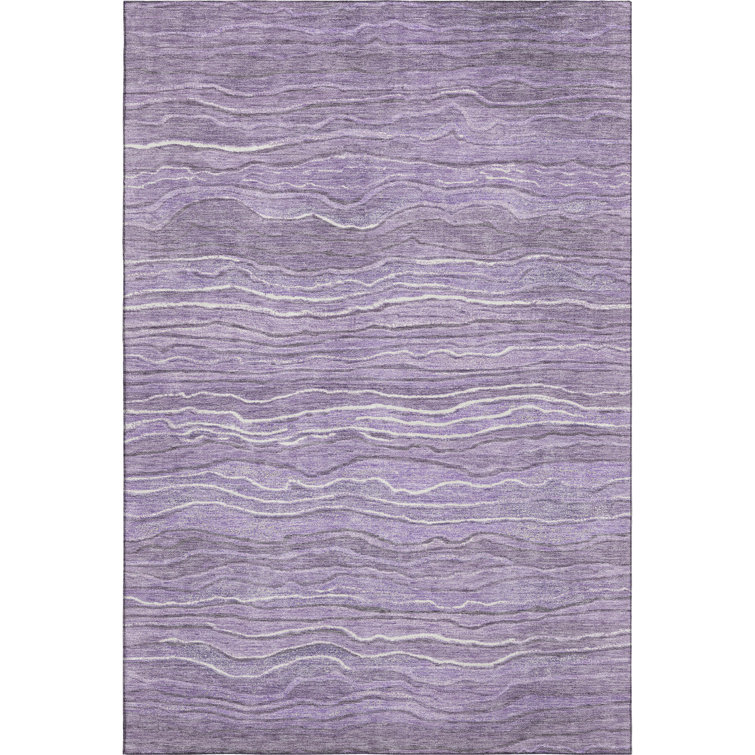 Premium Machine Washable Varroville AMF1704 Stripes Rug