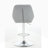 Set of 2 Bar Stools with Footrest and Base Swivel Height Adjustable Mechanical Lifting-153079284