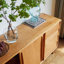 Armoire d'entrée moderne en bois massif minimaliste