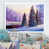 Impression blanche sur toile encadrée
