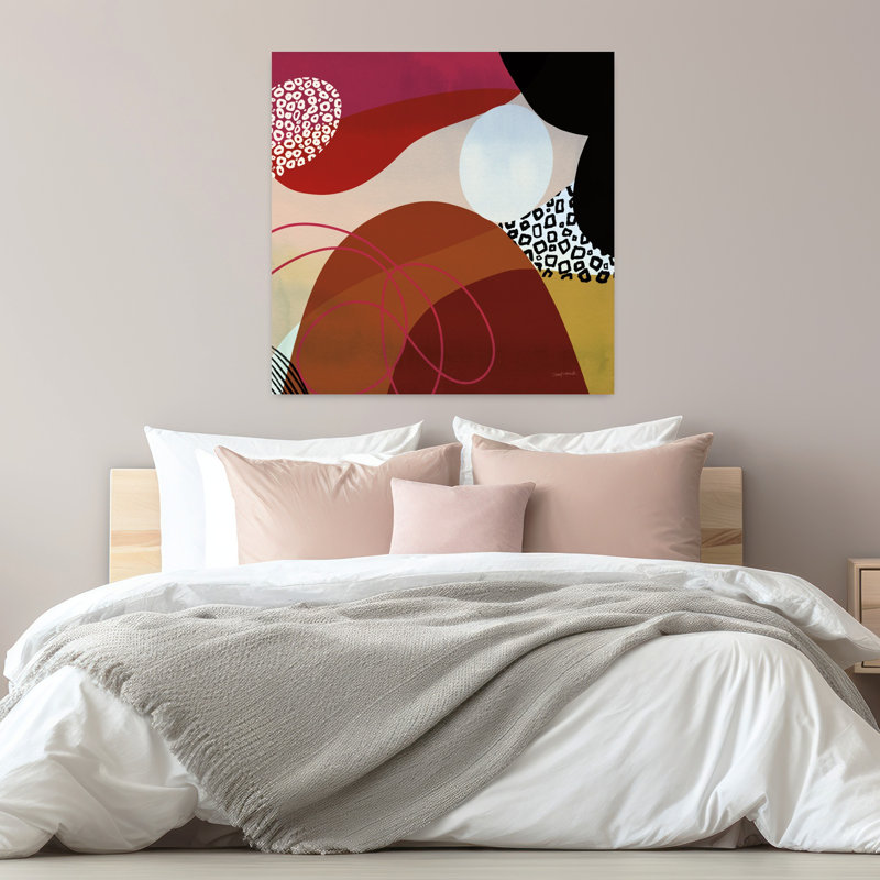 Variété VI, art contemporain moderne abstrait, H 32 po x l 32 po