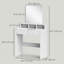Makeup Vanity Desk with Mirror, Drawers, Black-1301570436