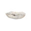 17" W Abstract Decorative Bowl in Gray/Beige