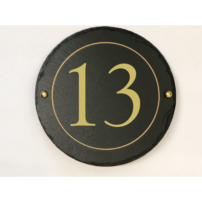 Easingwold 24cm H Stone House Number