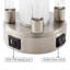 Ensemble de lampes de table de style cristal de 26 po avec veilleuse et ports USB Dandridge