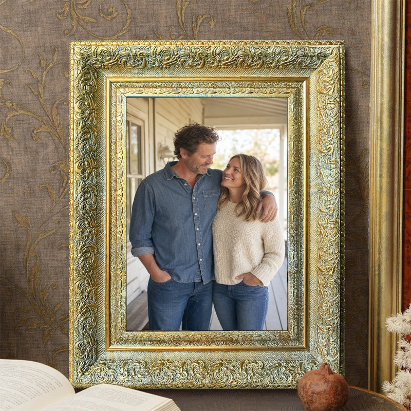 Cadre photo sophistiqué doré antique 1 pièce 11 po x 14 po 1PC, Antique Gold, 1, 11" W x 14" H